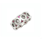 HOLY CROSS RING w/ RUBIES OR SAPPHIRES
