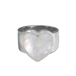 GRACE HEART RING w/ SEMIPRECIOUS STONES