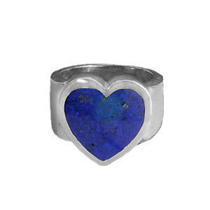 SR108-4 Grace Heart with Lapis Lapis Lazuli