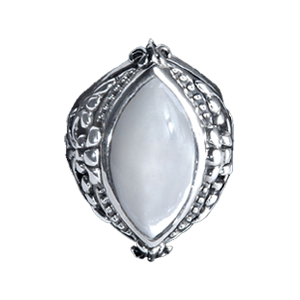 MARQUIS POISON RING w/ MOTHER OF PEARL