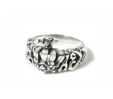 TINY ALLEGRA HEARTS RING w/ CROWN