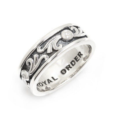 VERONA BAND RING w/ PRECIOUS STONES
