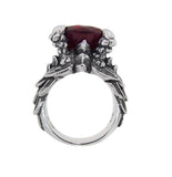 FEATHERED CLAW RING w/ CZ