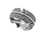 LARGE FEATHER BAND RING