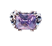 ANTOINETTE SQUARE RING w/ CZ