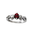 TINY VAMP RING w/ CZ