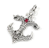 DRAGON ANCHOR PENDANT w/ CZ