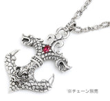 DRAGON ANCHOR PENDANT w/ CZ