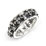 SKULLS & CROSSES RING