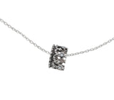 ROYAL CROWN PENDANT w/ 5 DIAMONDS